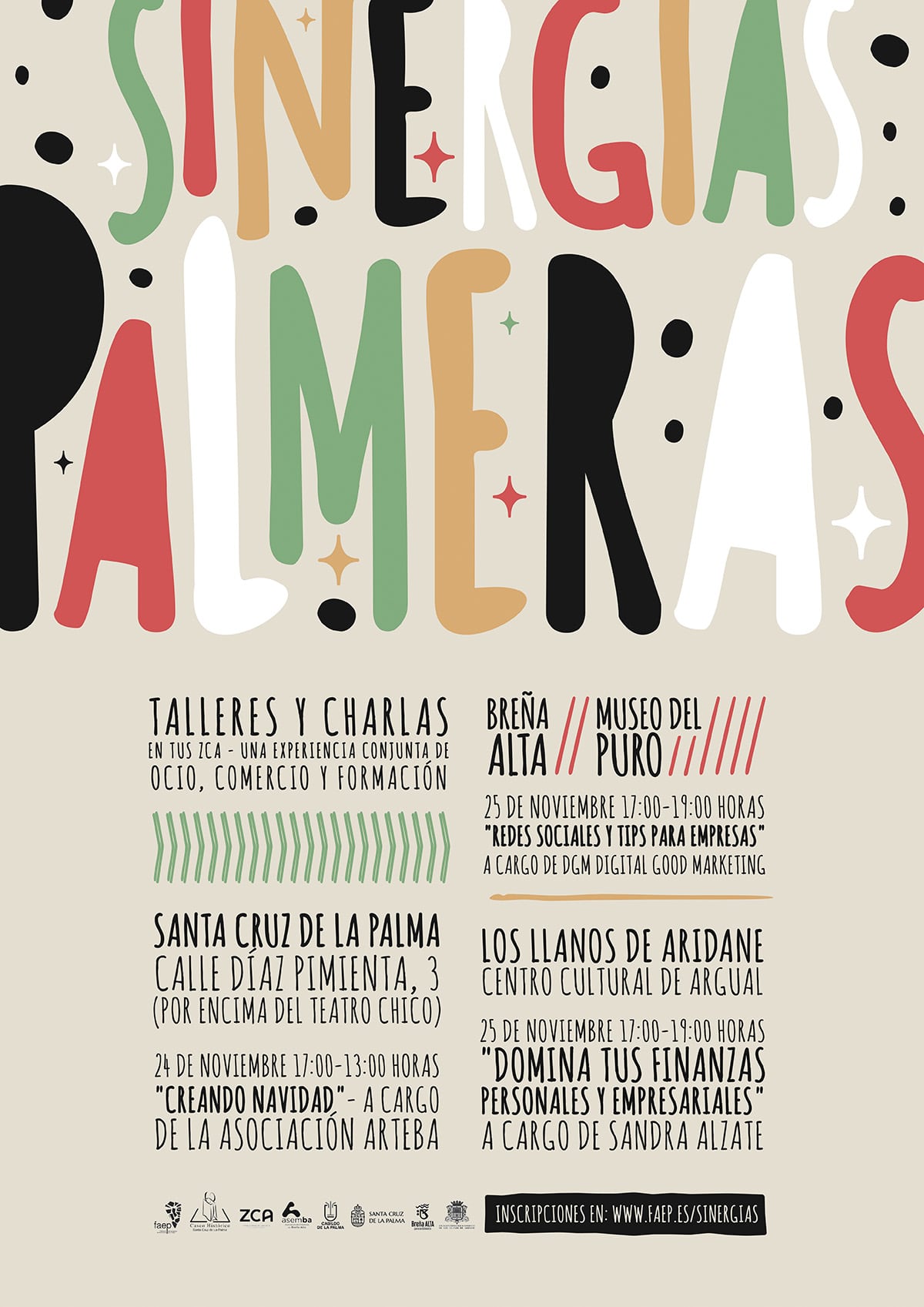FAEP pone en marcha la campaña SINERGIAS PALMERAS: Dinamizando el comercio local con talleres y charlas
